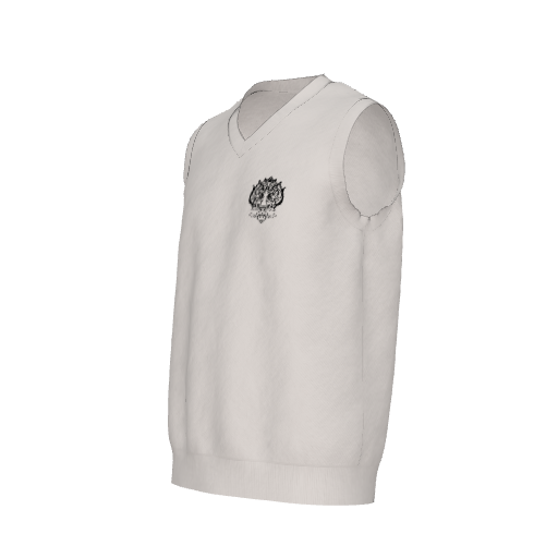 CozyCrew Bali Barong V-Neck Vest | Jacquard Knit Streetwear Vest