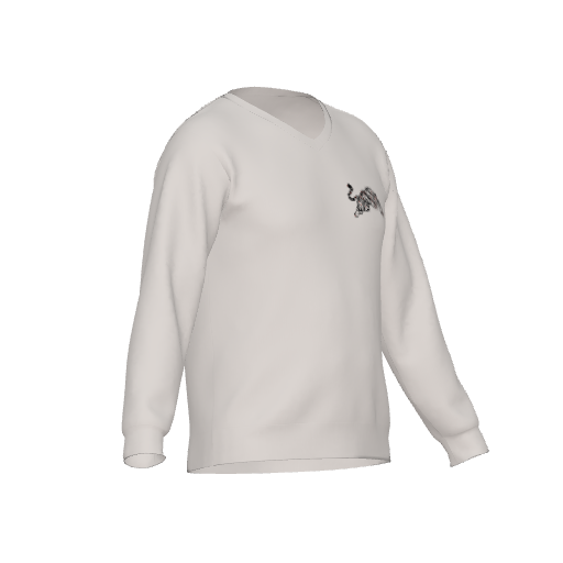 Barong Knit V-Neck Sweater | Bali Jacquard Streetwear Pullover