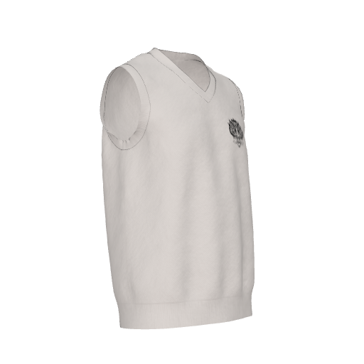 CozyCrew Bali Barong V-Neck Vest | Jacquard Knit Streetwear Vest