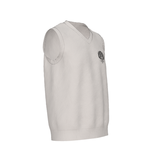 CozyCrew Bali Barong V-Neck Vest | Jacquard Knit Streetwear Vest
