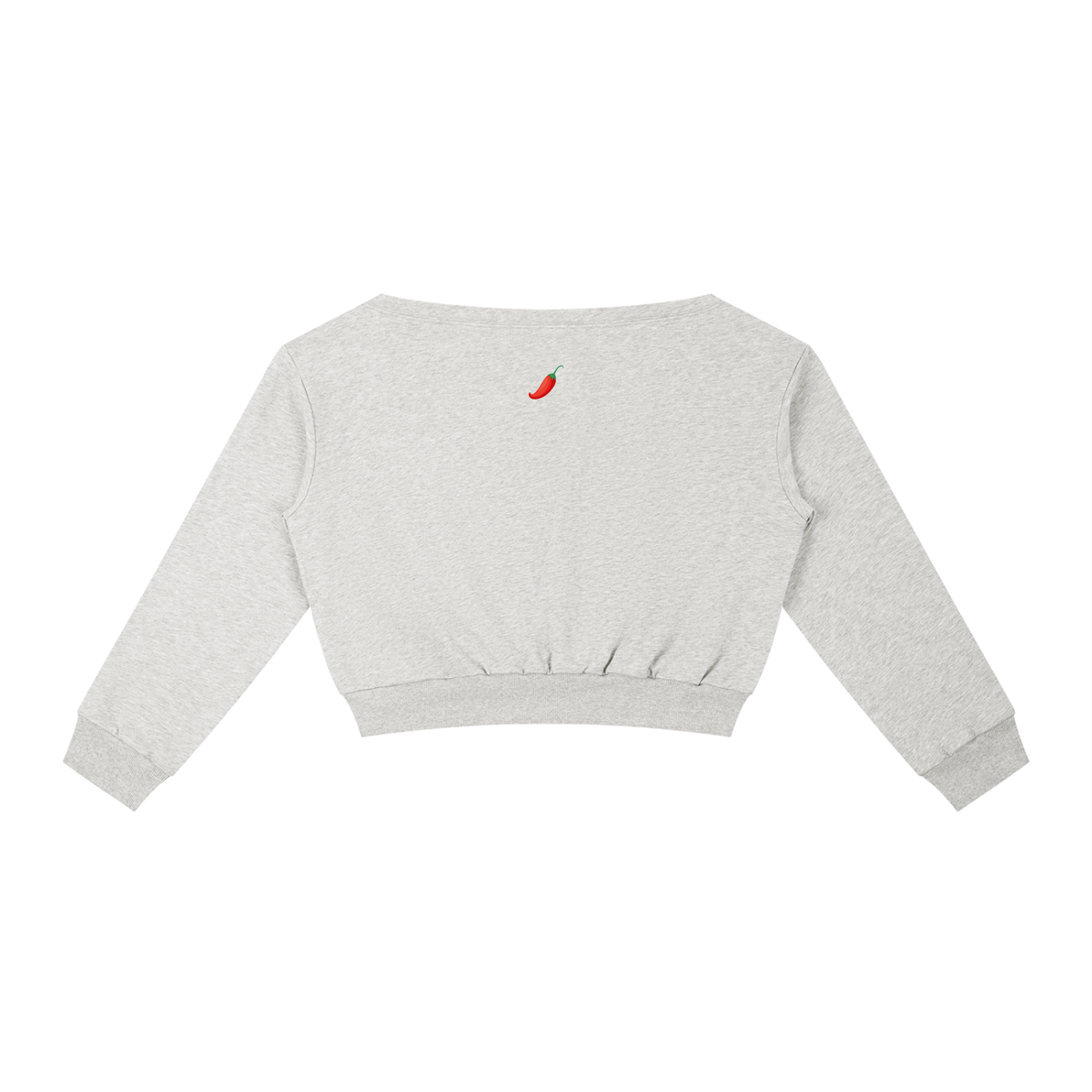 Women's Off-Shoulder Lounge Sweatshirt – Cozy Fall 2026 Crop Top