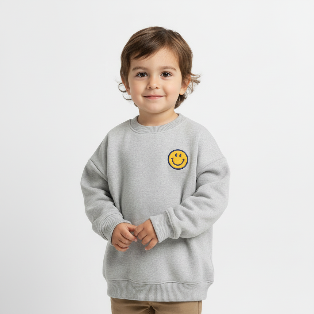 Kids Crewneck Sweater — Relaxed Fit