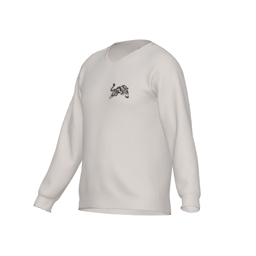 Barong Knit V-Neck Sweater | Bali Jacquard Streetwear Pullover