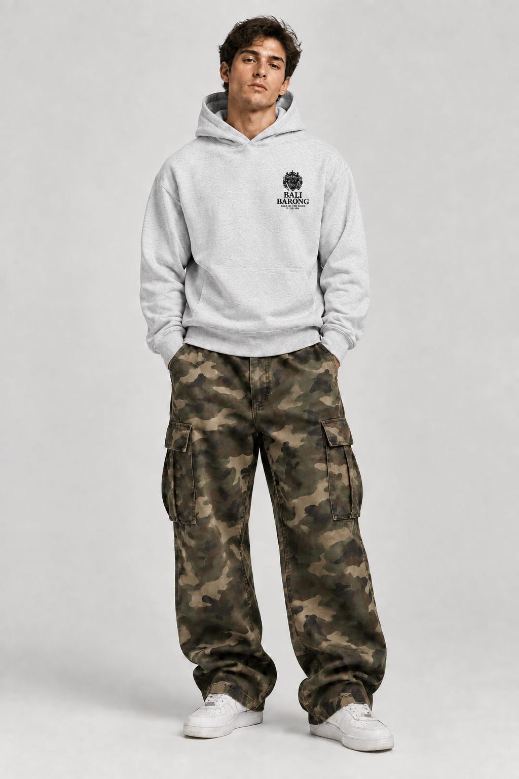 Bali Barong Unisex Jacquard-Knit Hoodie